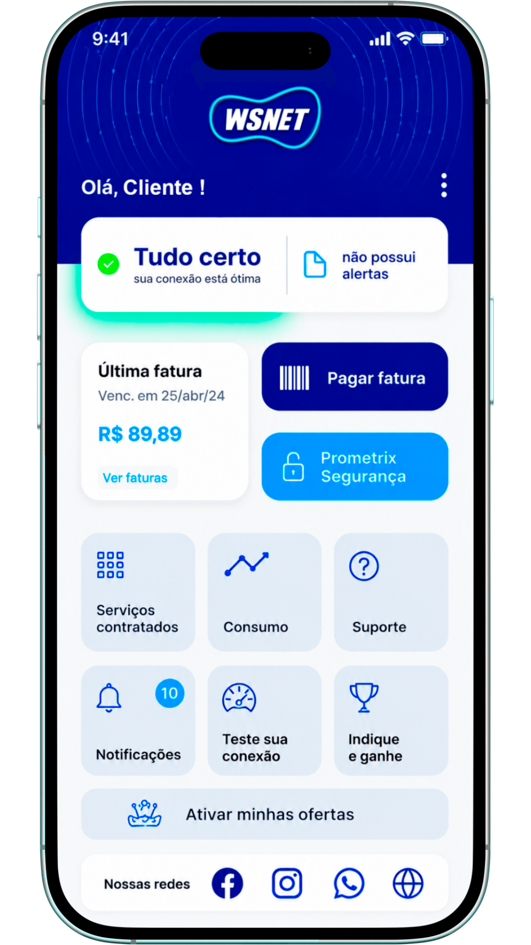 Aplicativo WSNET